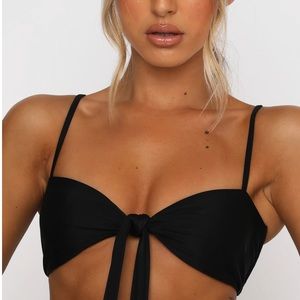 Black bikini top